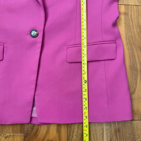 J. Crew Willa Blazer Italian City Wool Blend Blazer Jacket Pink Size 10T